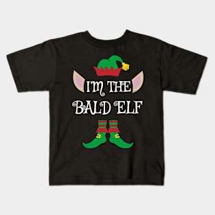 I'm The Bald Christmas Elf Kids T-Shirt